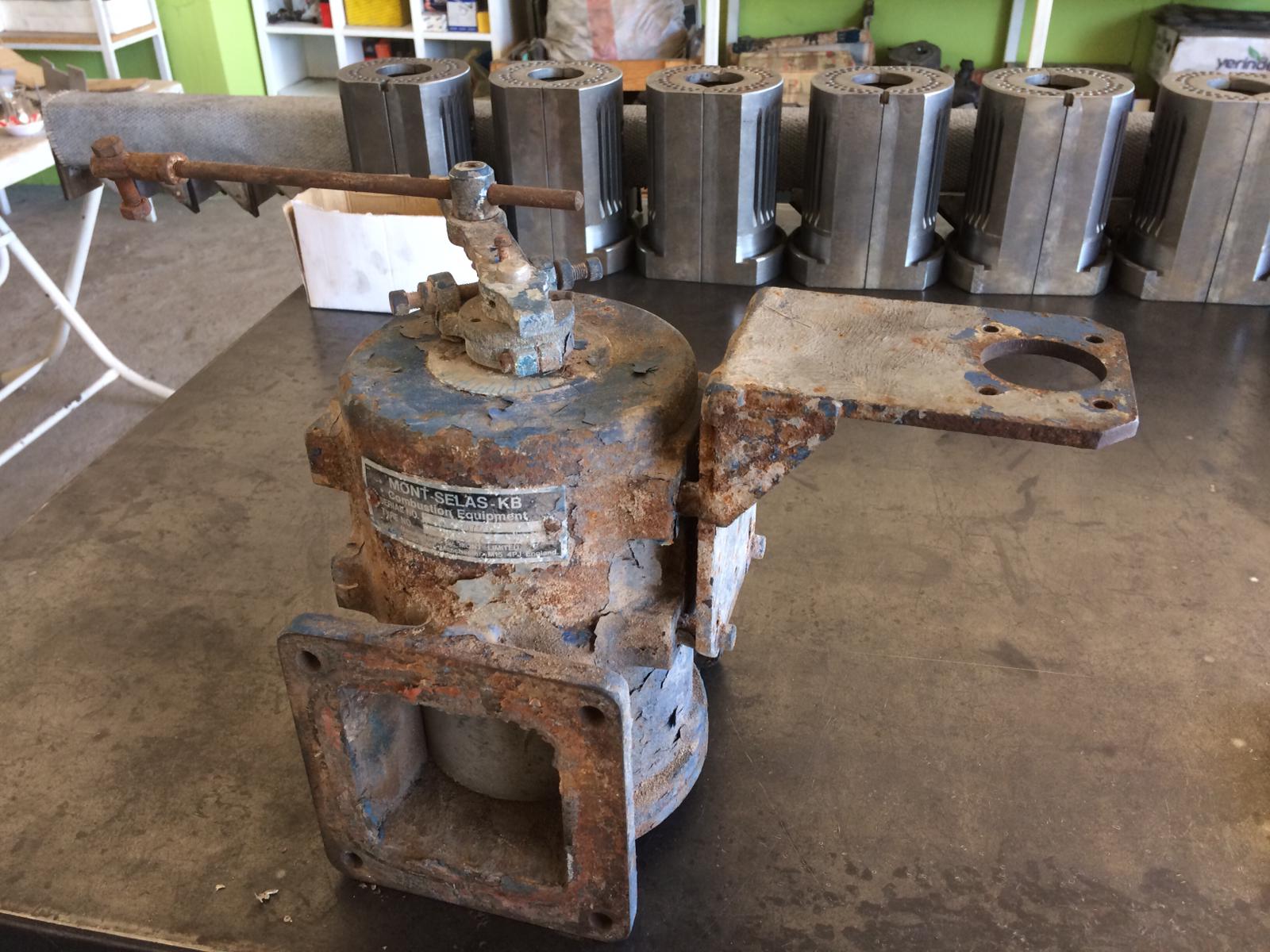 Forehearth Air Valve Before